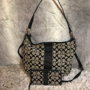 Coach shoulder bag/crossbody with wallet